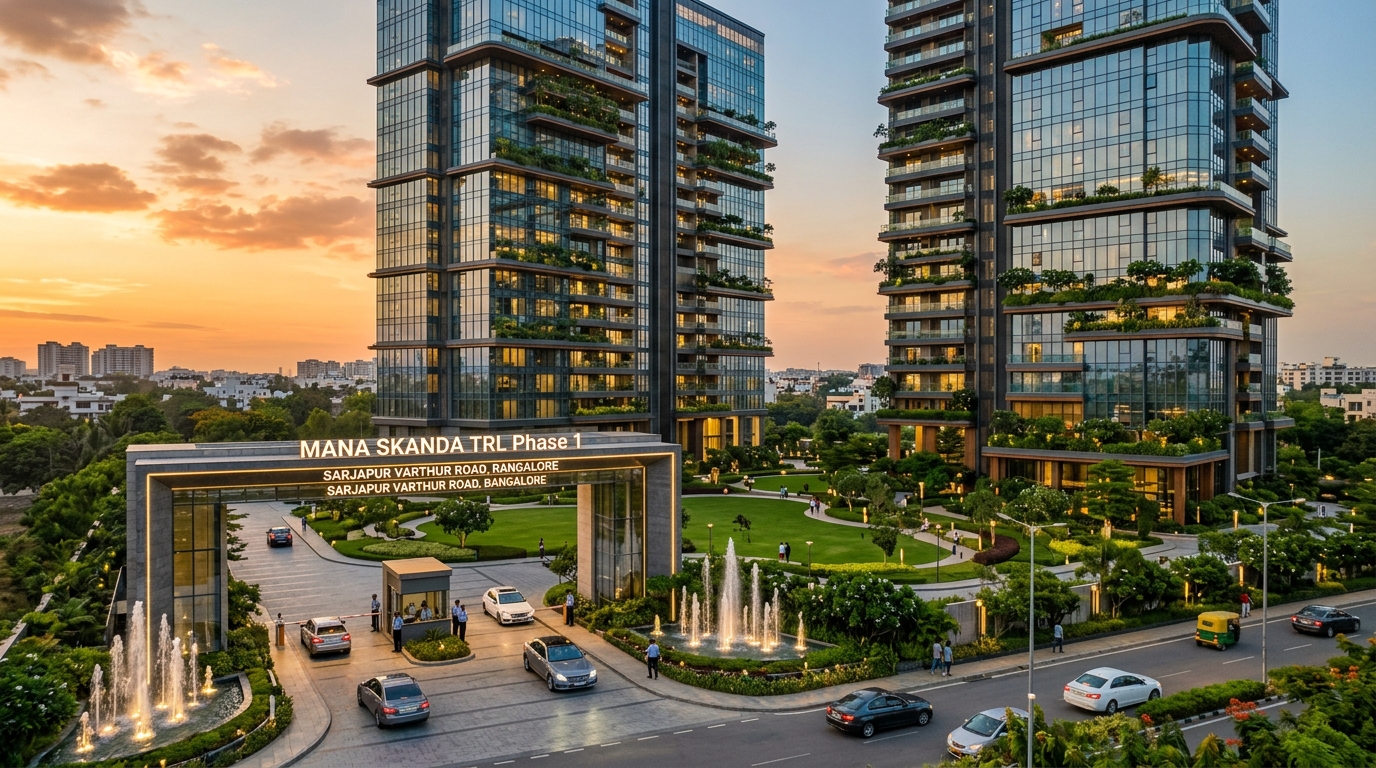 Mana Skanda TRL Phase 1 floor plans and brochure
